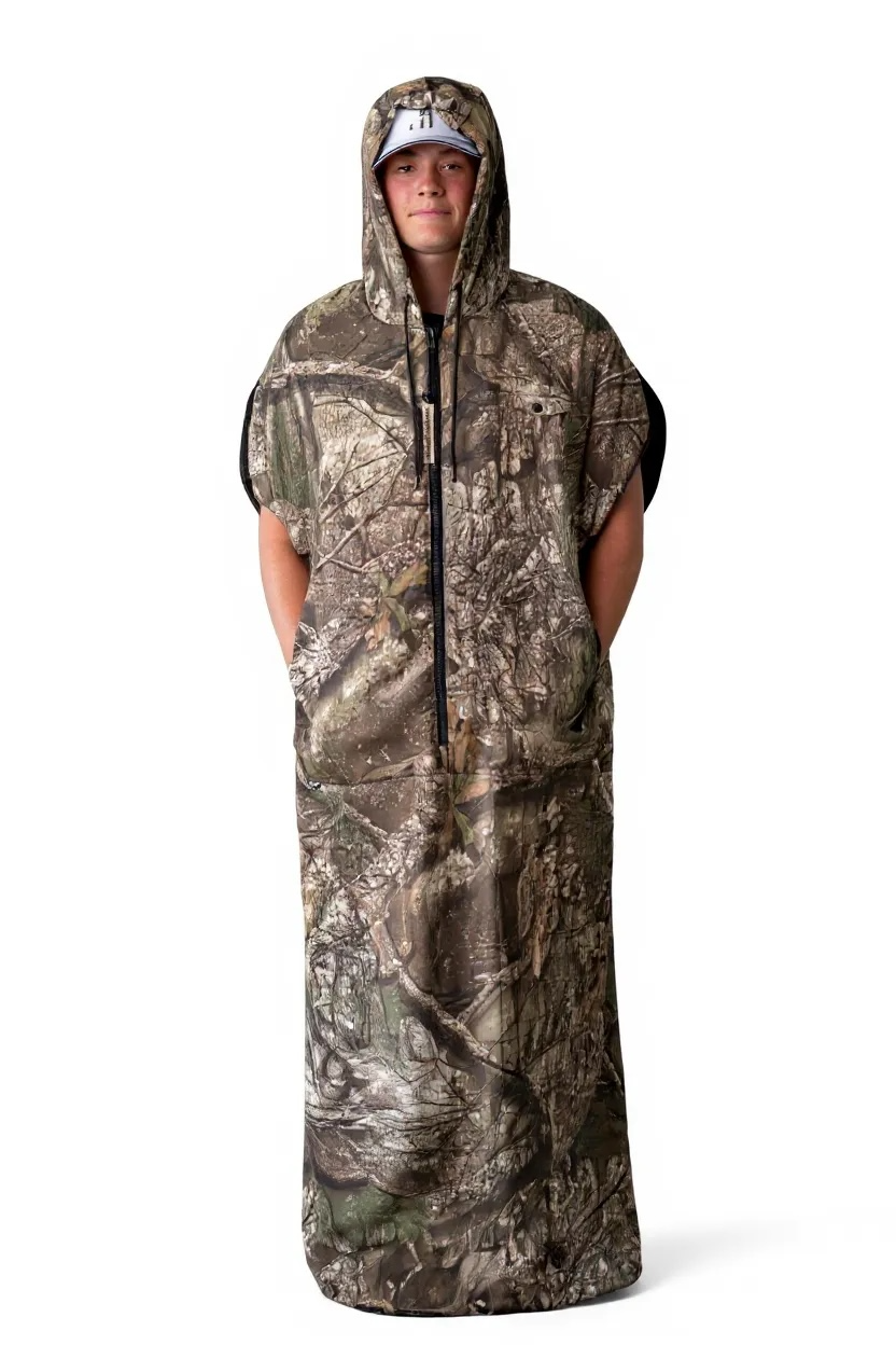The Iglu Real Tree Camo Wearable Sleeping Bag