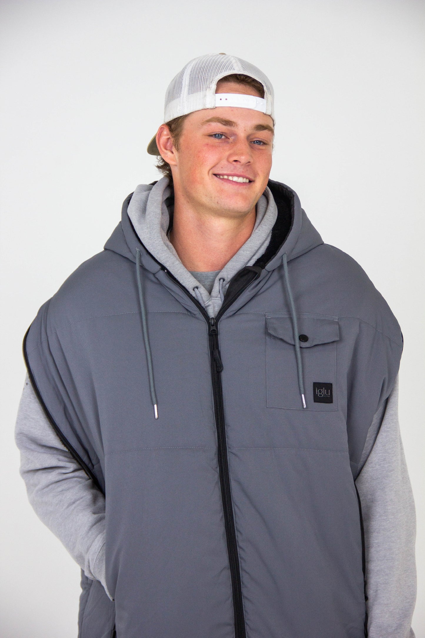 The Iglu Grey Wearable Sleeping Bag