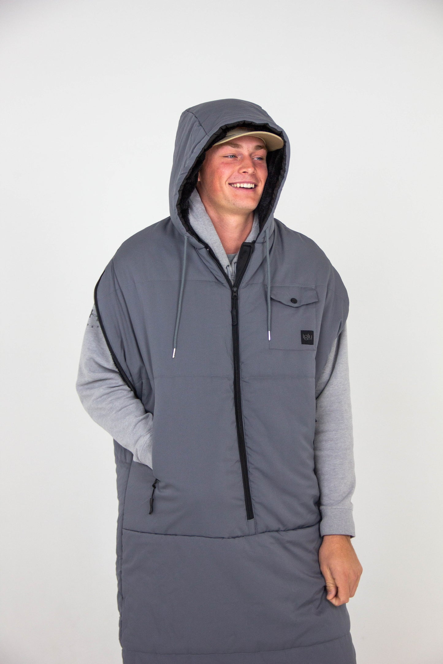 The Iglu Grey Wearable Sleeping Bag