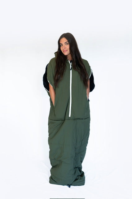 The Iglu Military Green Wearable Sleeping Bag