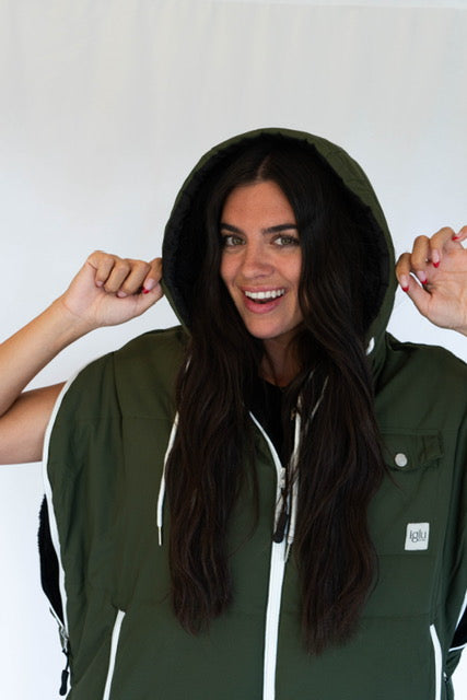 The Iglu Military Green Wearable Sleeping Bag