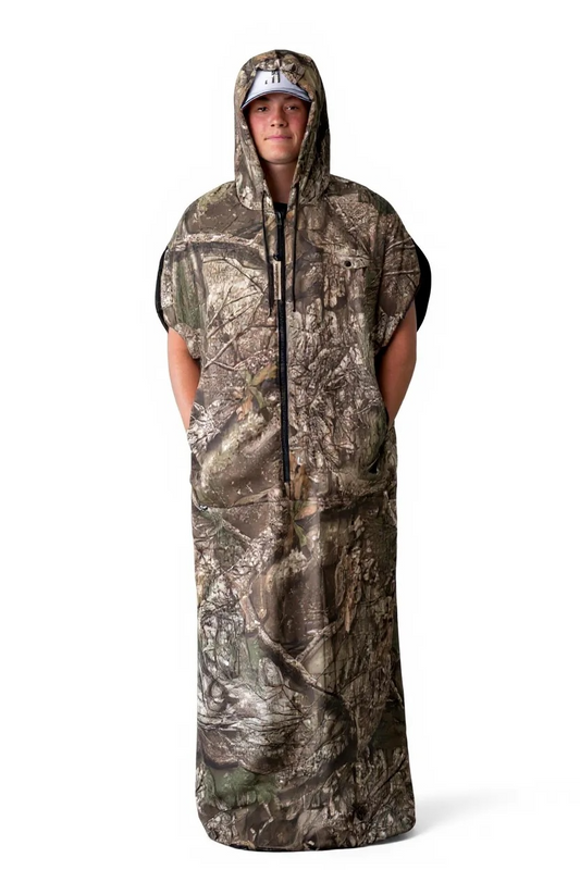 The Iglu Real Tree Camo Wearable Sleeping Bag